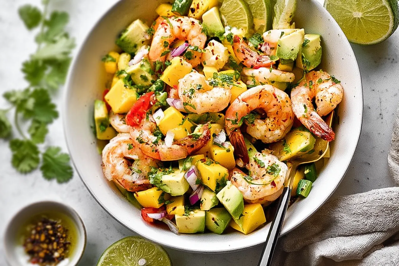 Mango Avocado Shrimp Salad: A Refreshing Delight You'll Love 2 Mango Avocado Shrimp Salad
