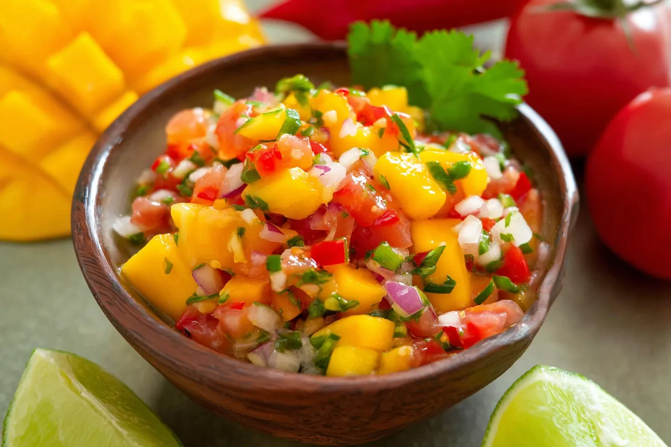 Mango Pico de Gallo: A Refreshing Twist You’ll Love! Colorful Mango Pico de Gallo in a Bowl