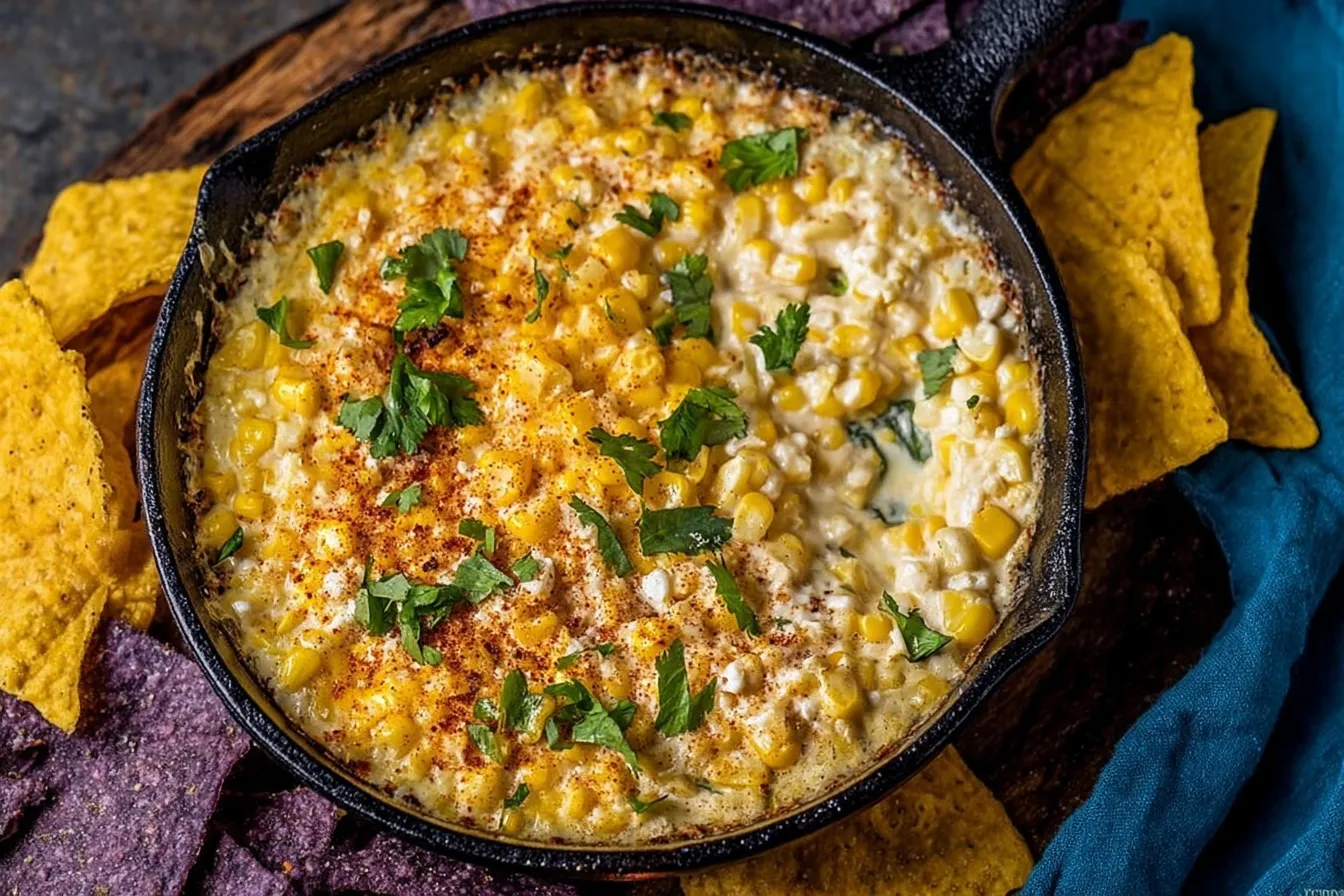 Mexican Street Corn Dip: Irresistibly Flavorful and Fun Delicious Mexican Street Corn Dip Ready to Serve
