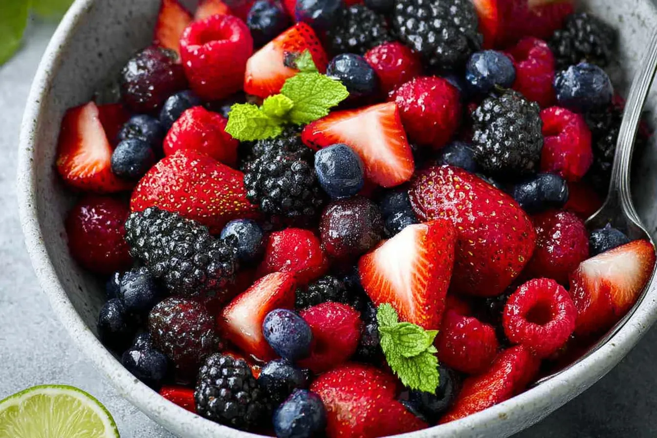 Mixed Berry Fruit Salad: A Refreshing Delight! 2 Mixed Berry Fruit Salad
