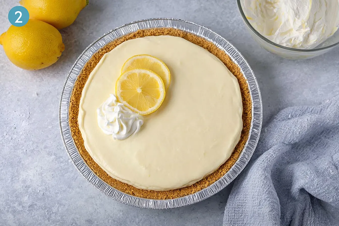 No-Bake Lemon Icebox Pie