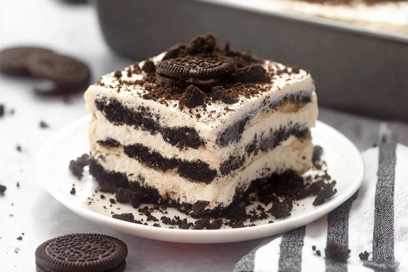 No-Bake Oreo Icebox Cake