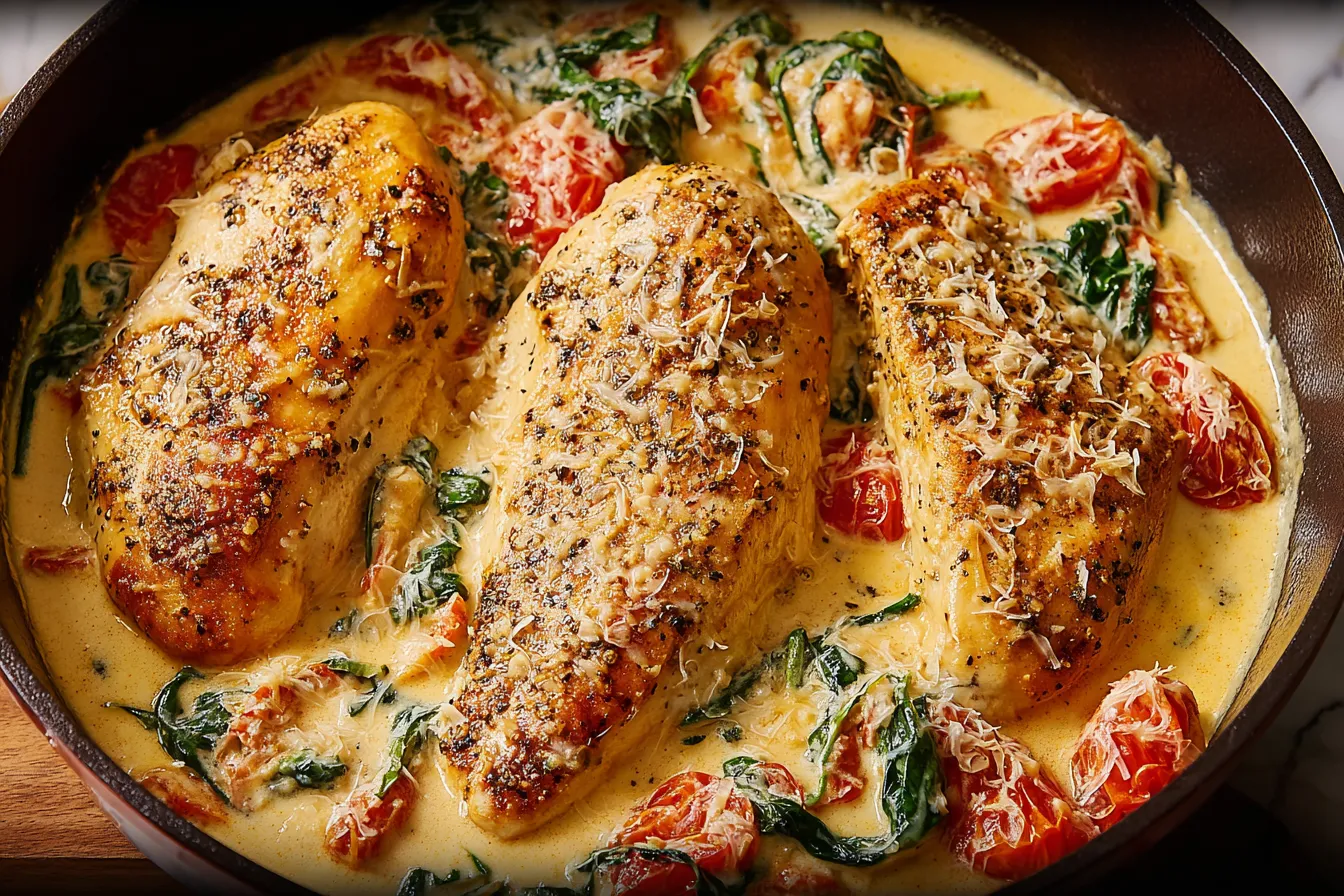 One-Pan Creamy Tuscan Chicken