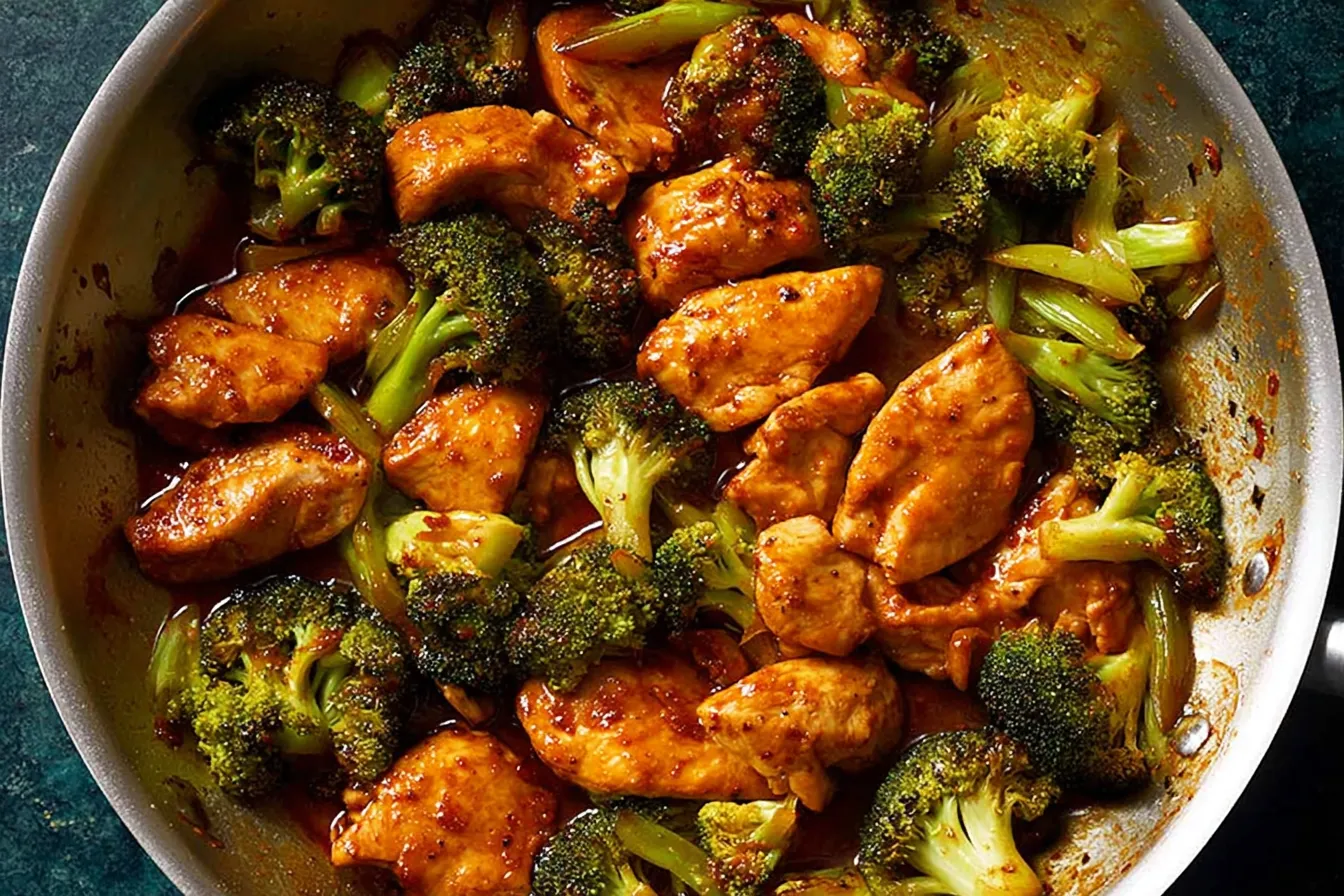 One-Pan Harissa Chicken and Broccoli