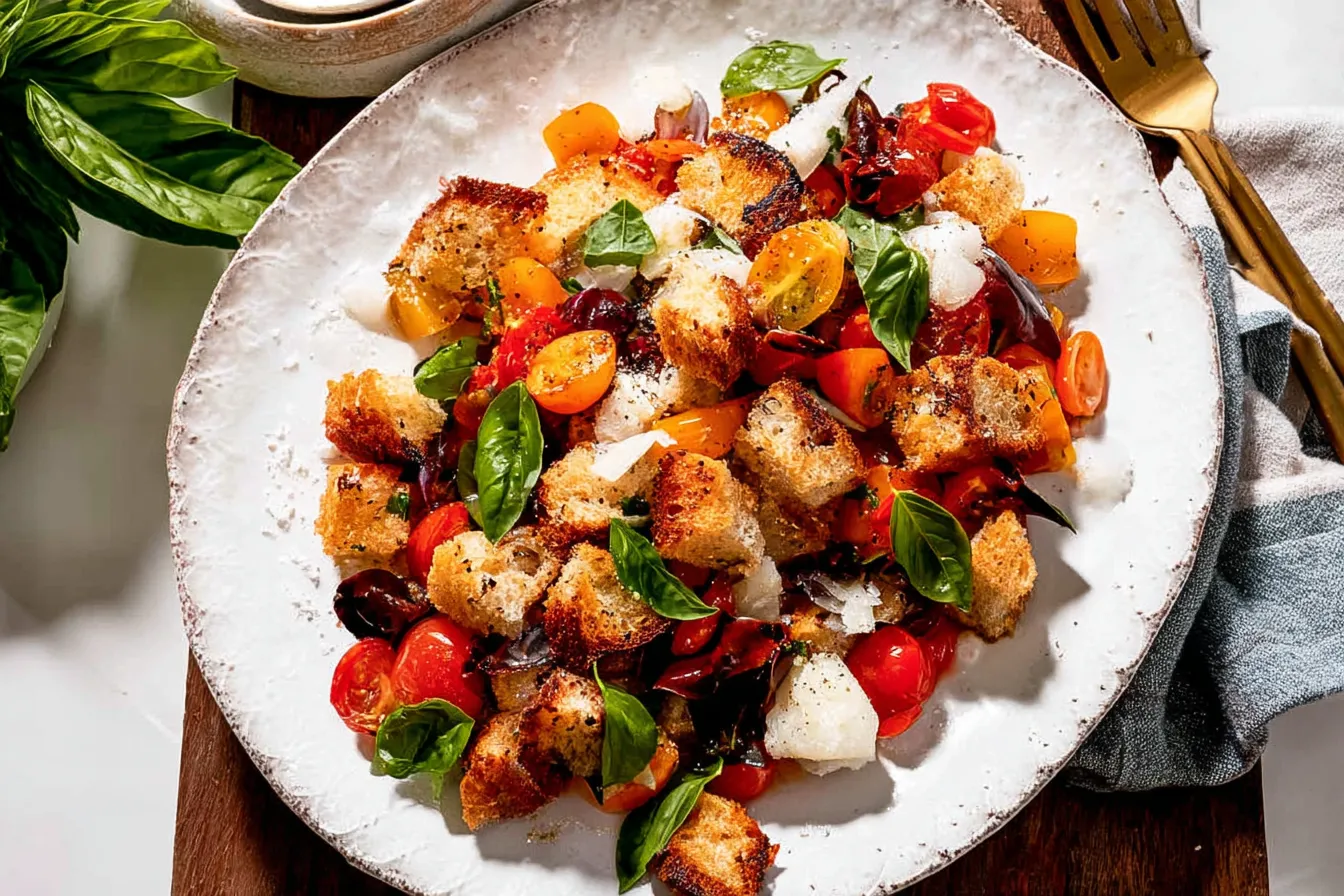 Panzanella Salad with Grilled Bread: A Must-Try Delight! 1 Panzanella Salad with Grilled Bread: Fresh and Colorful