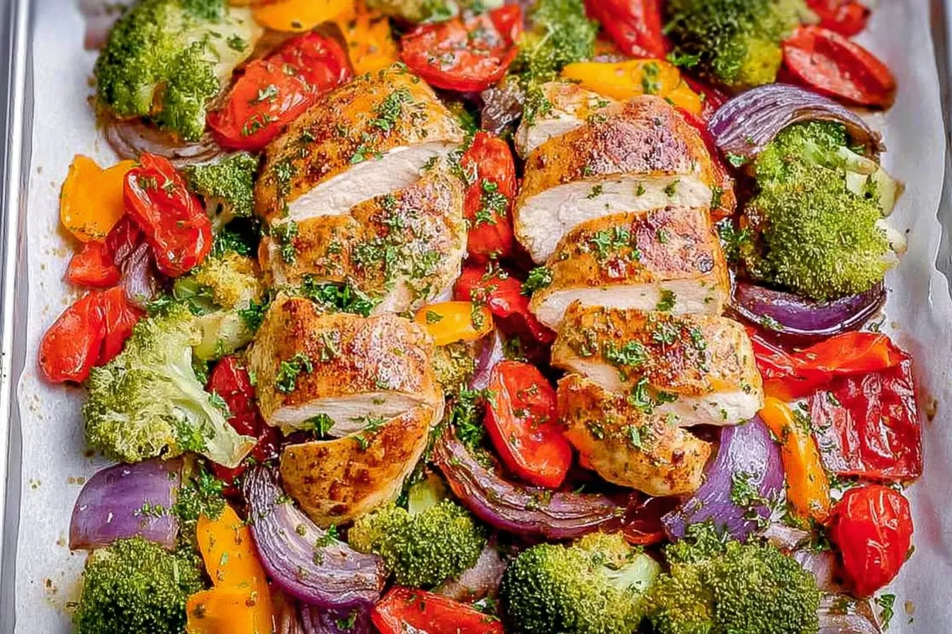 Sheet Pan Chicken and Veggies: A Delicious One-Pan Meal! 2 Sheet Pan Chicken and Veggies