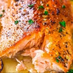 Fresh Sheet Pan Lemon Herb Salmon Plated