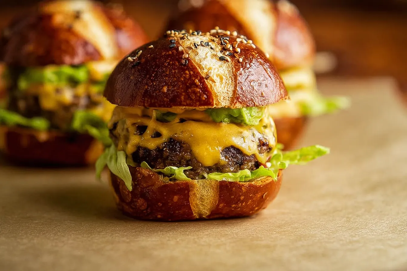 Mouthwatering Smash Burger Sliders Ready to Enjoy