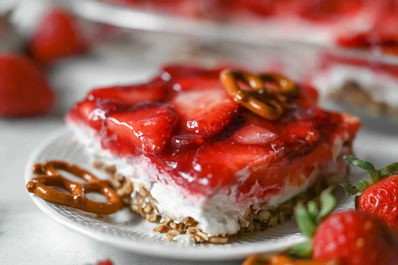 Strawberry Pretzel Salad