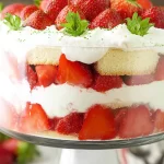 Strawberry Shortcake Trifle Layers in a Glass