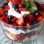 Summer Berry Trifle in a Glass