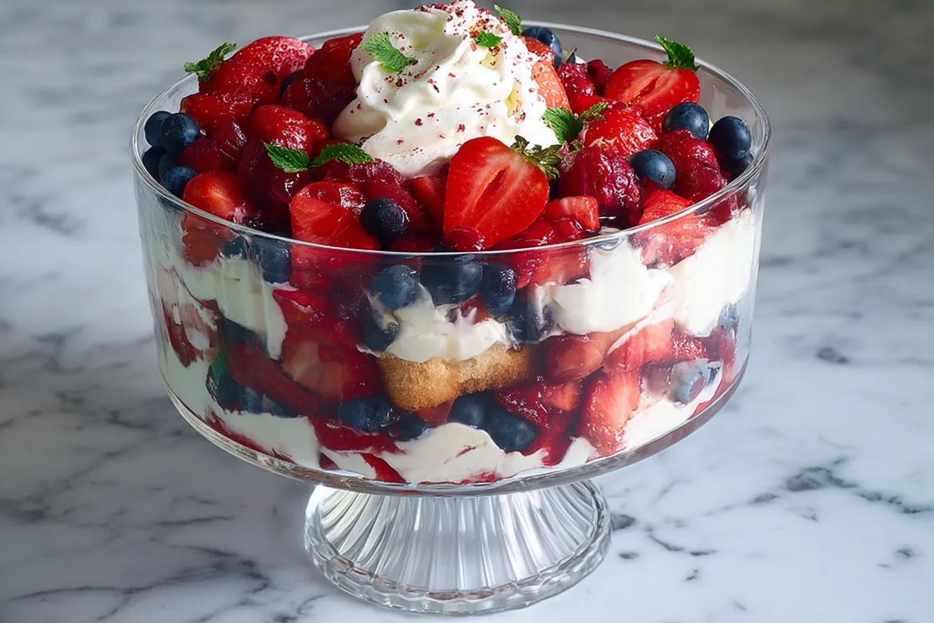 Summer Berry Trifle: A Delightful Dessert for Hot Days 2 Summer Berry Trifle