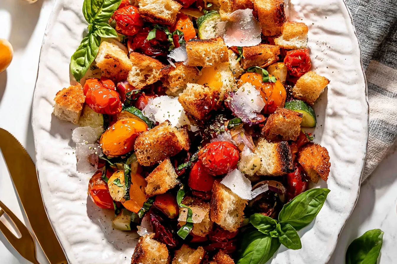 Summer Harvest Grilled Panzanella Salad: Taste the Joy 2 Summer Harvest Grilled Panzanella Salad