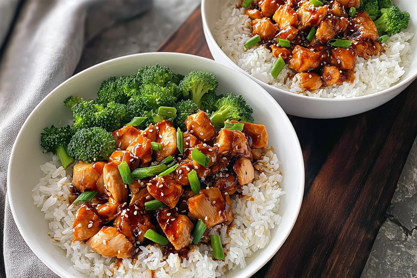Delicious Teriyaki Chicken Rice Bowl Ready to Serve