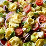 Vibrant Tortellini Pasta Salad with Fresh Vegetables