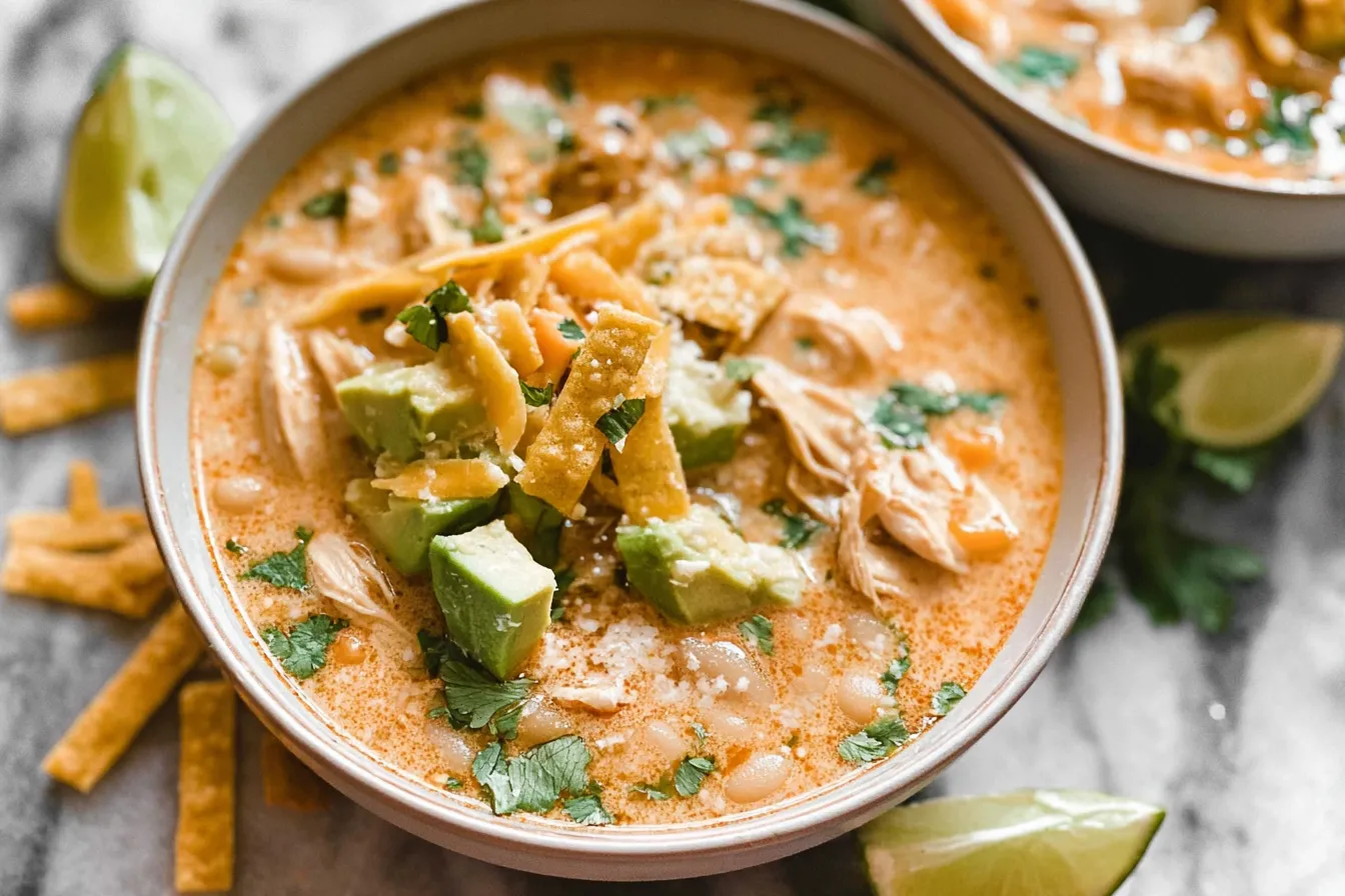 White Chicken Chili: A Soul-Warming Delight Under 30 Minutes 1 Delicious White Chicken Chili in a Bowl