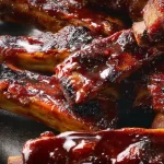 BBQ Ribs: The Ultimate Flavor Bomb You Can't Resist 3 Juicy BBQ Ribs Ready for Grilling