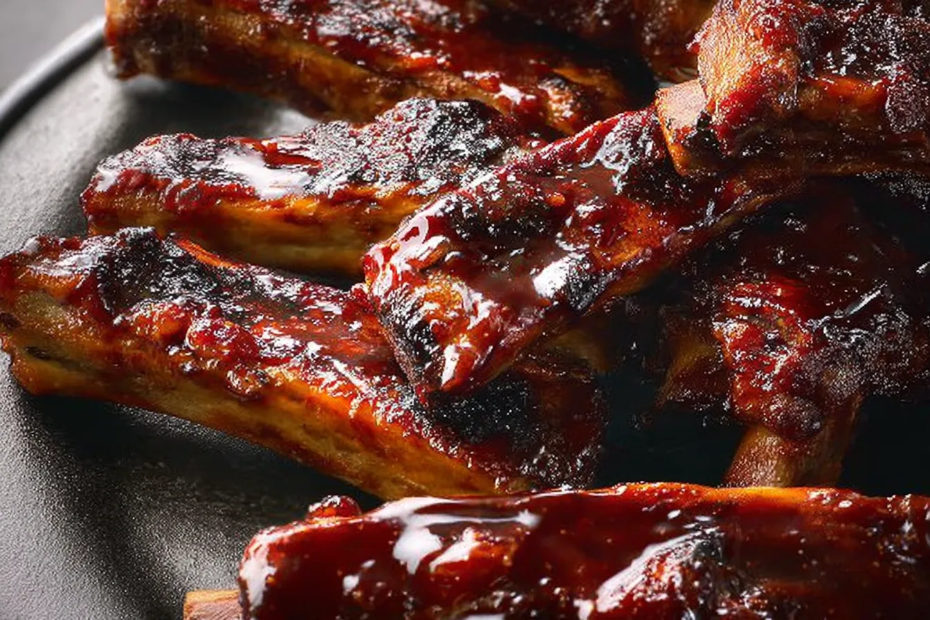 BBQ Ribs: The Ultimate Flavor Bomb You Can't Resist 1 Juicy BBQ Ribs Ready for Grilling