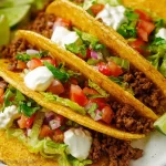 Delicious Beef Tacos Ready to Serve