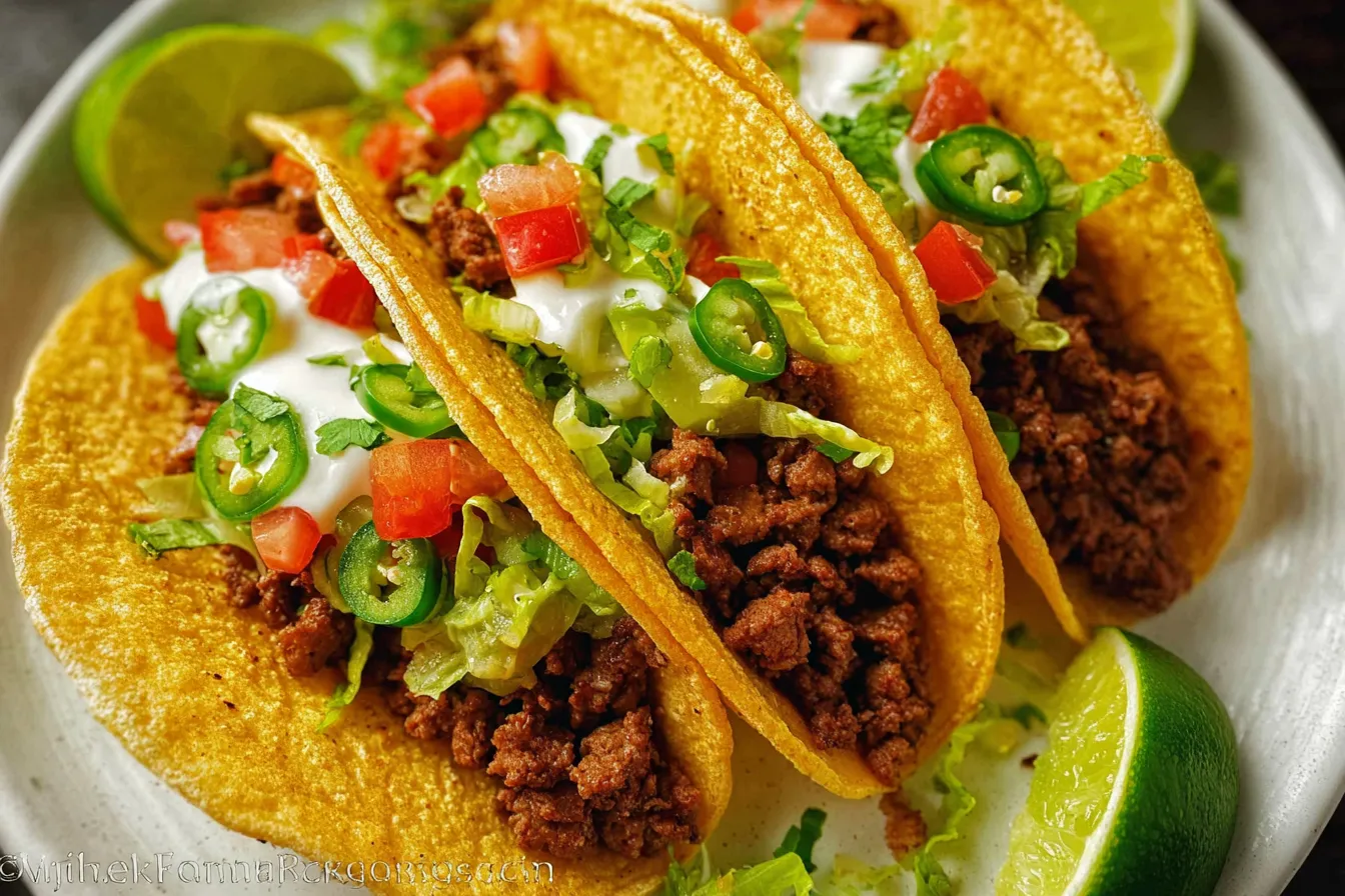 Beef Tacos That Will Make You Smile Every Bite! 2 Beef Tacos