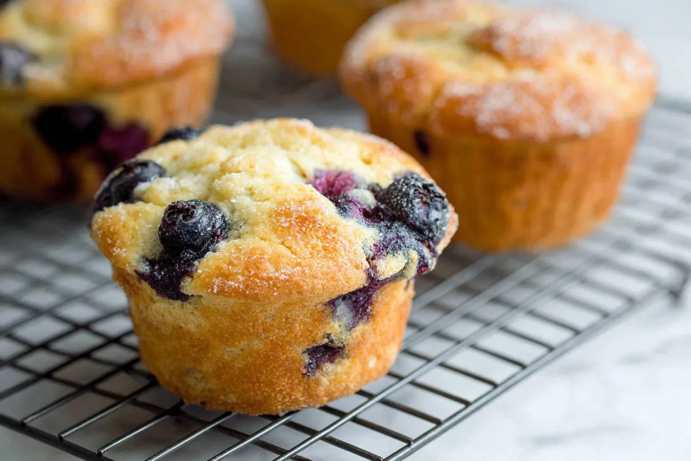 Blueberry Muffins That Will Brighten Your Day 1 Freshly Baked Blueberry Muffins Piled High