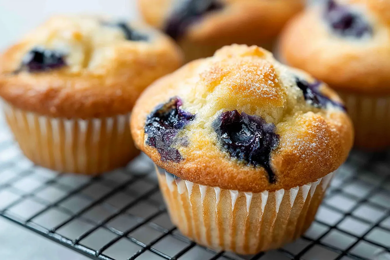 Blueberry Muffins That Will Brighten Your Day! 2 Blueberry Muffins