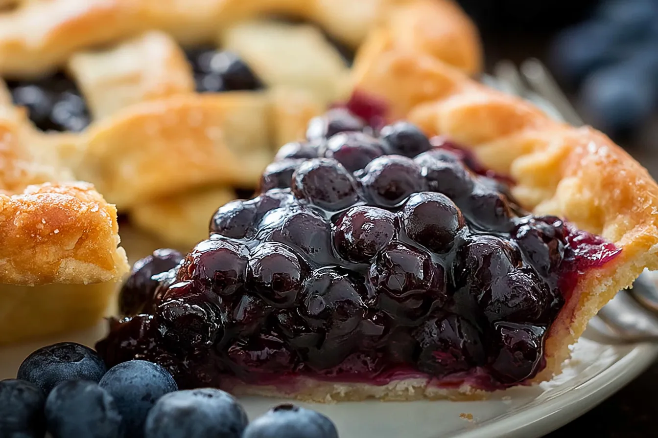 Blueberry Pie Bliss: A Slice of Summer Happiness 2 Blueberry Pie