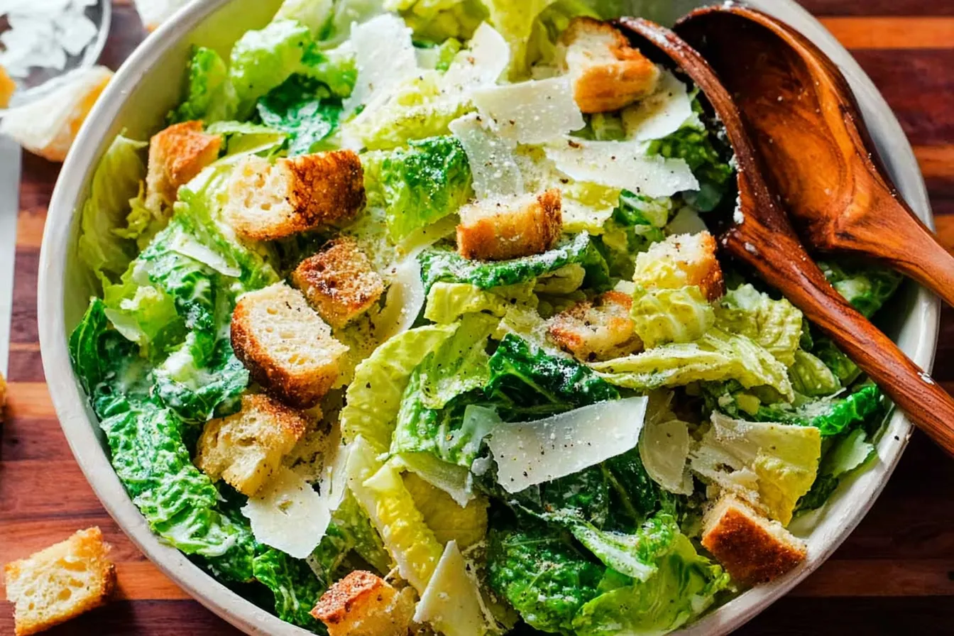 Caesar Salad: A Classic You Can't Miss! 1 Delicious Homemade Caesar Salad