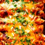 Delicious Chicken Enchiladas Ready to Serve