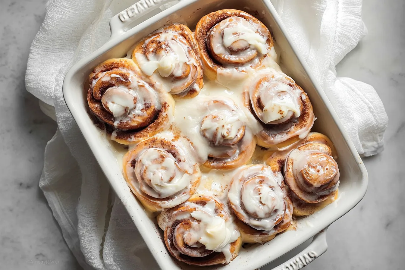 Cinnamon Rolls That Will Make Your Day Brighter 1 Freshly Baked Cinnamon Rolls with Creamy Frosting