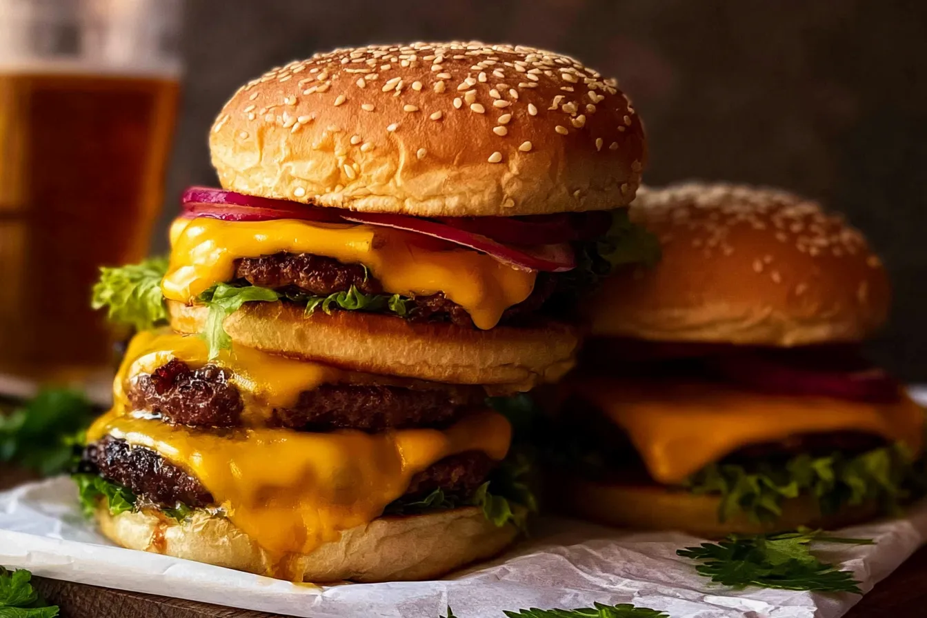 Classic Cheeseburger: The Ultimate Comfort Food Delight 2 Classic Cheeseburger