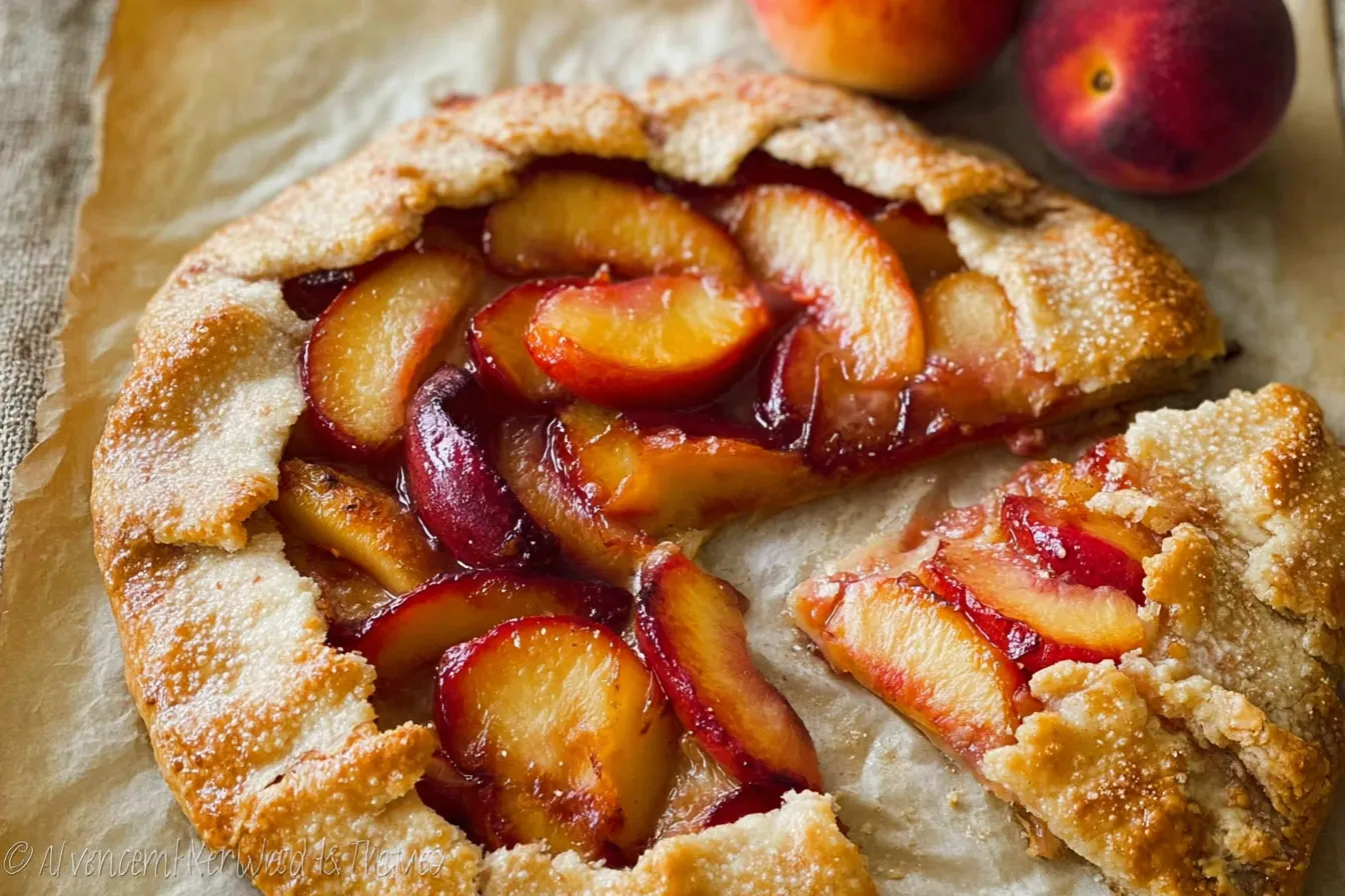 Classic Peach Galette