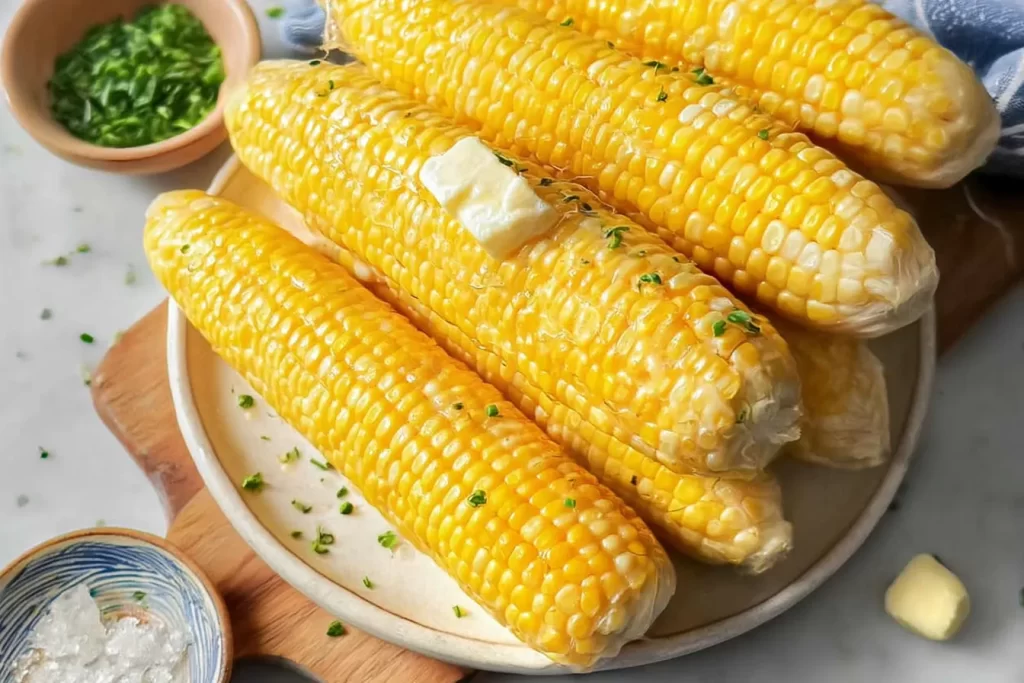 Fresh Corn on the Cob Grilled to Perfection