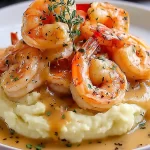 Creamy Garlic Butter Shrimp With Mashed Potatoes Delight 3 Creamy Garlic Butter Shrimp With Mashed Potatoes Dish