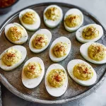 Deviled Eggs Delight: A Must-Try Recipe for Every Occasion 3 Deviled Eggs on a Platter – Perfect for Parties