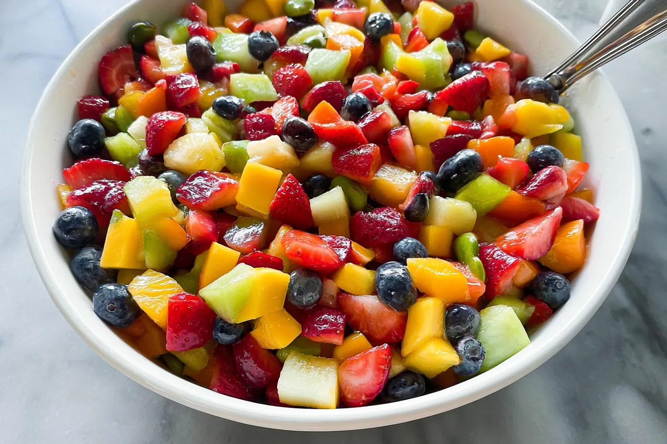 Fresh Fruit Salad: A Delightful and Healthy Treat Colorful Fresh Fruit Salad with Seasonal Ingredients