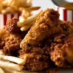 Delicious Fried Chicken on a Plate