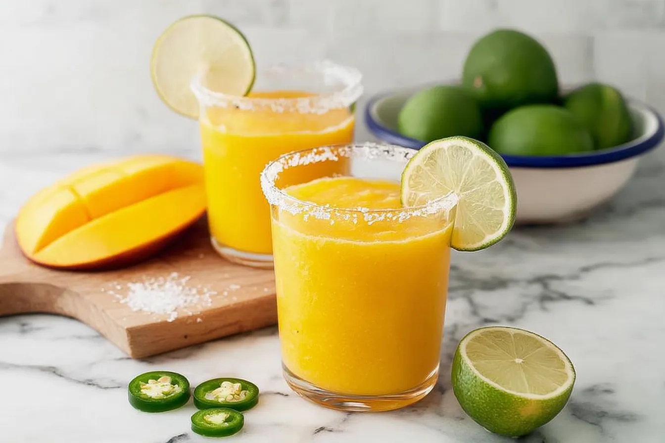 Frozen Mango Margarita Slushie: A Refreshing Summer Treat 1 Frozen Mango Margarita Slushie Ready to Enjoy