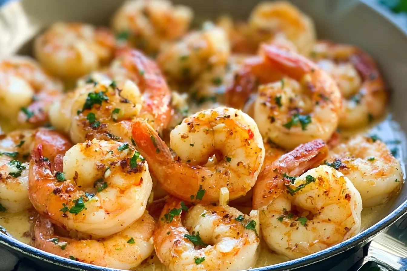 Garlic Butter Shrimp Platter