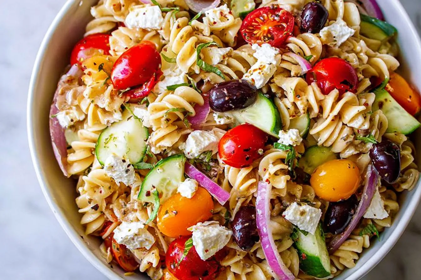 Greek Pasta Salad: A Refreshing Delight for Any Occasion 2 Greek Pasta Salad