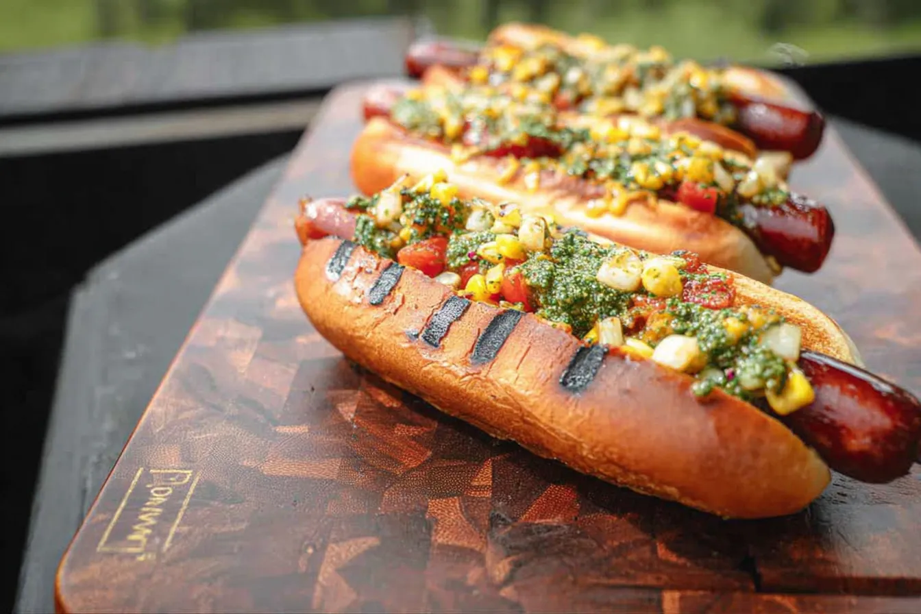 Grilled Hot Dogs