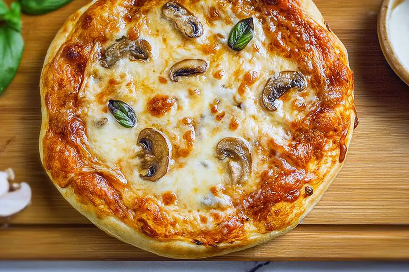 Homemade Pizza Fresh Out of the Oven