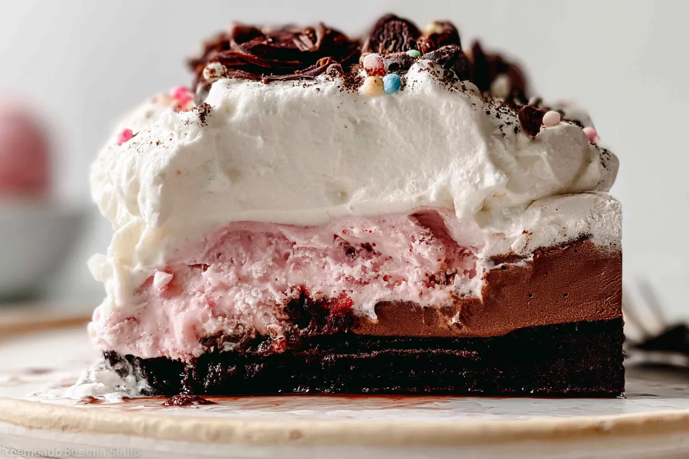 Delicious Ice Cream Cake with Layers of Flavor