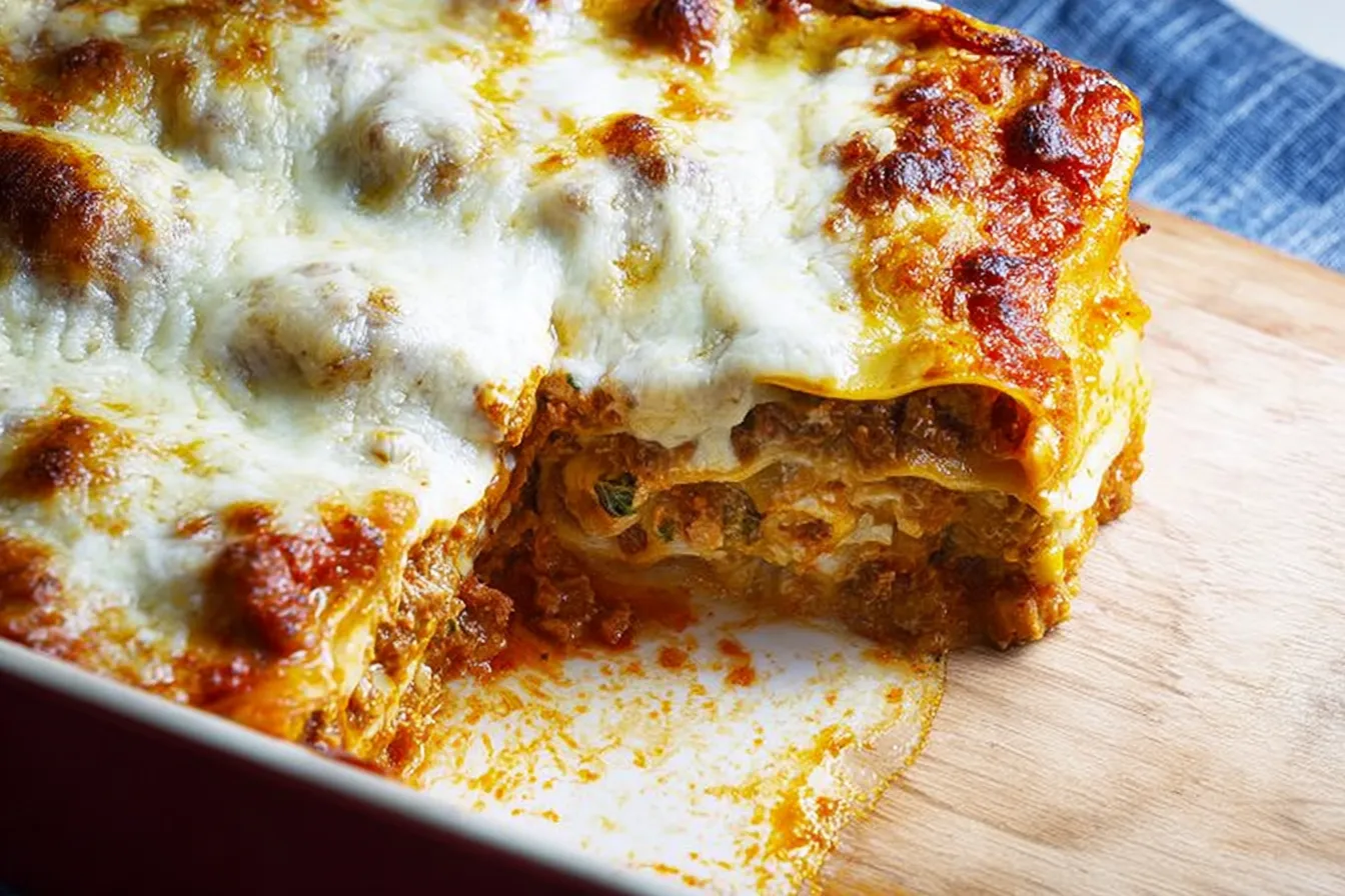 Lasagna Lovers Unite: Discover Irresistible Recipes! 1 Delicious Homemade Lasagna Layers