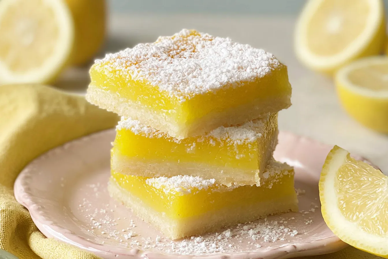 Lemon Bars: A Delightful Treat that You’ll Love! 1 Lemon Bars Freshly Baked and Ready to Enjoy