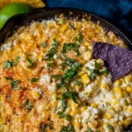 Delicious Mexican Street Corn Dip on a Colorful Table