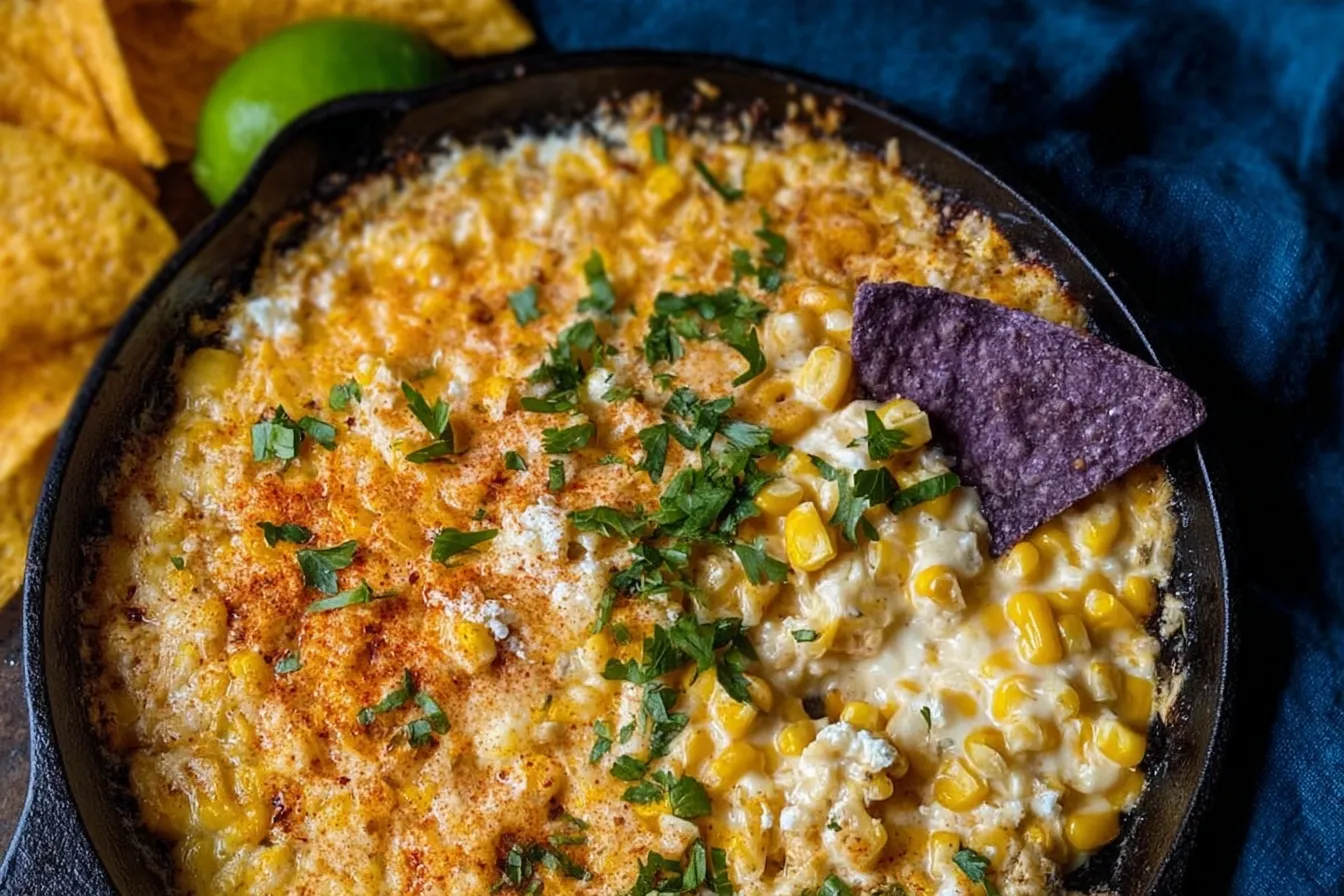 Mexican Street Corn Dip: Irresistibly Delicious and Easy Recipe 1 Delicious Mexican Street Corn Dip on a Colorful Table