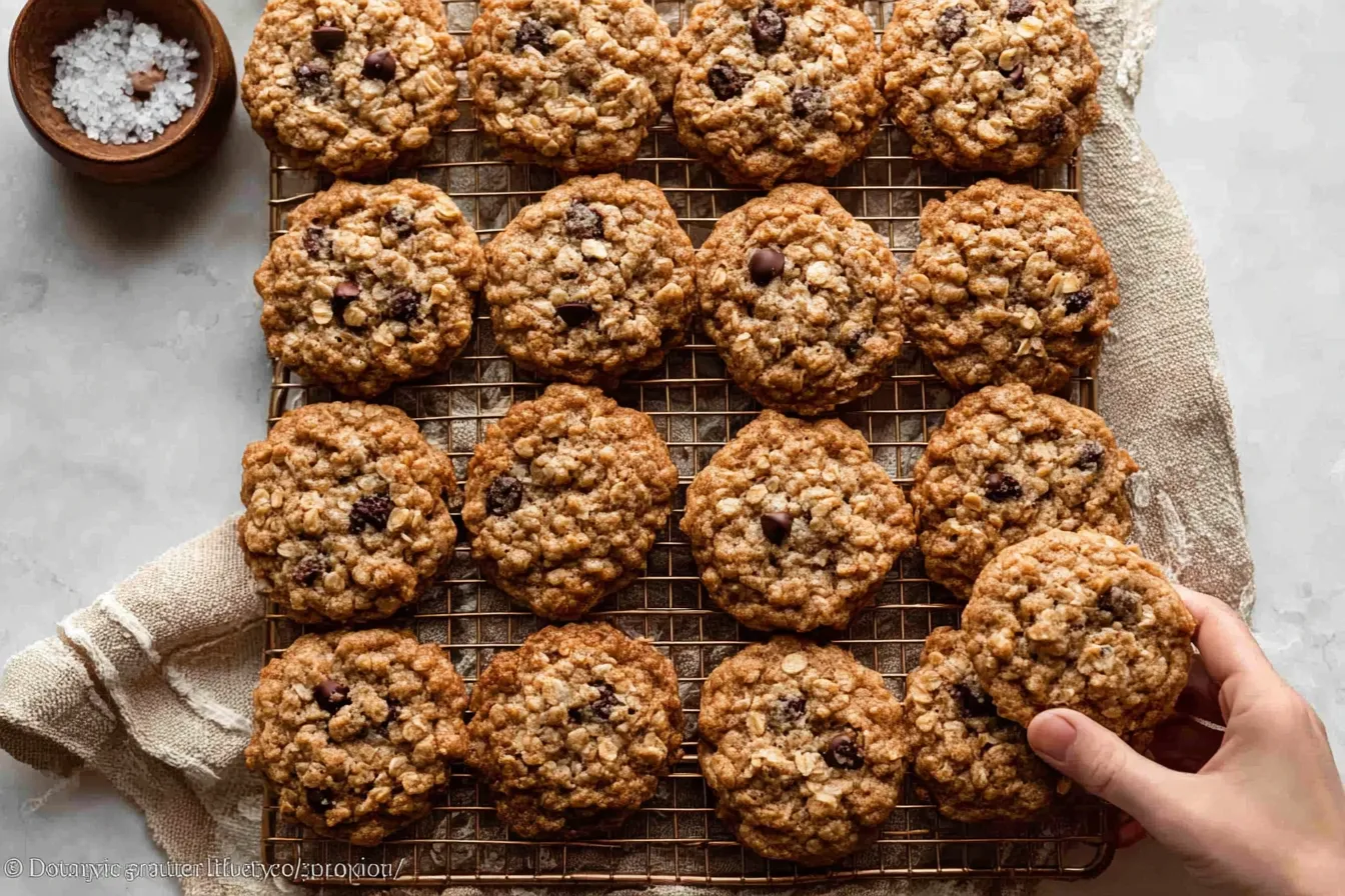 Freshly Baked Oatmeal Cookies