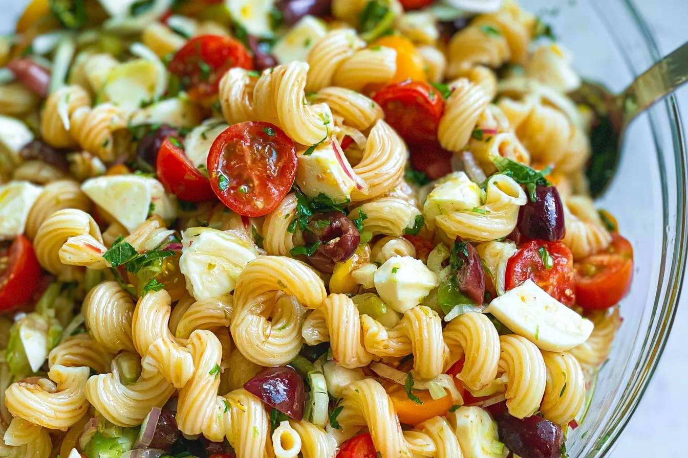Pasta Salad: Delight Your Taste Buds with This Easy Recipe Delicious Pasta Salad with Fresh Vegetables