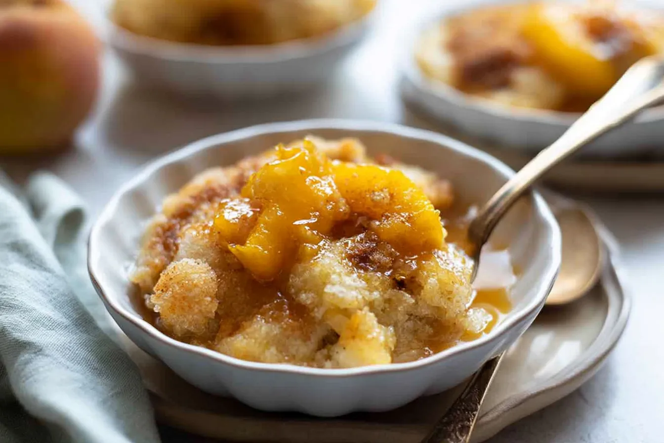 Peach Cobbler Bliss: A Must-Try Dessert Recipe 1 Homemade Peach Cobbler Fresh from the Oven